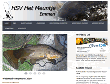 Tablet Screenshot of hsvhetmeuntje.nl